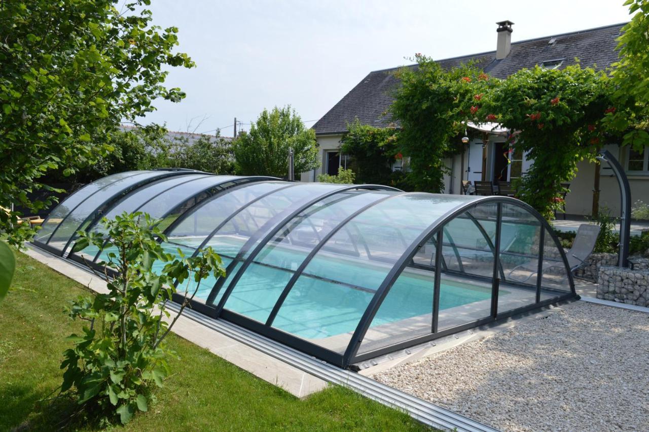 Au Coeur Du Bien-Etre, Chalet Avec Piscine Chauffee Et Couverte, Spa, Sauna, Massages Monteaux Dış mekan fotoğraf